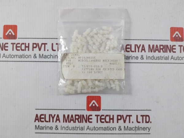 71E10-010,9 Fitting For Printed Card Board (1 Packet = 69 Pcs)