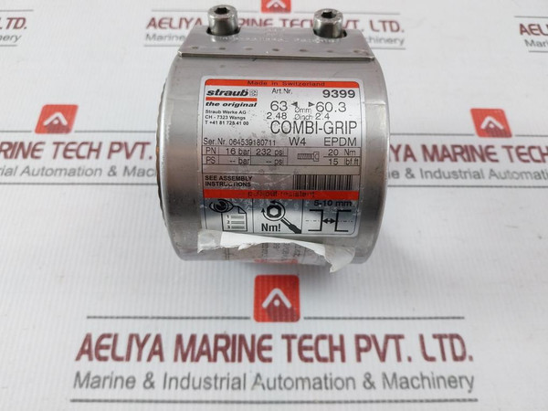 Straub Grip 9399 Pull Out Resistant Pipe Coupling