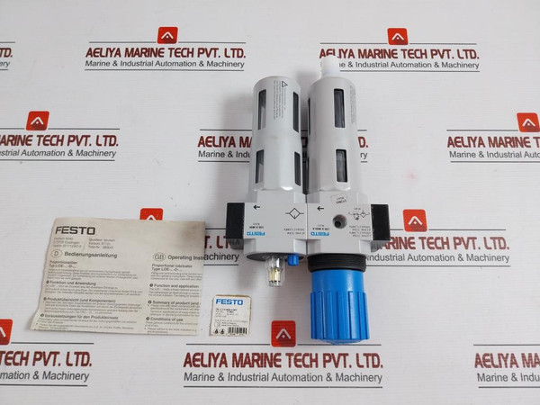 Festo Frc-12-midi-a-npt Filter Regulator 240Psi1.6Mpa