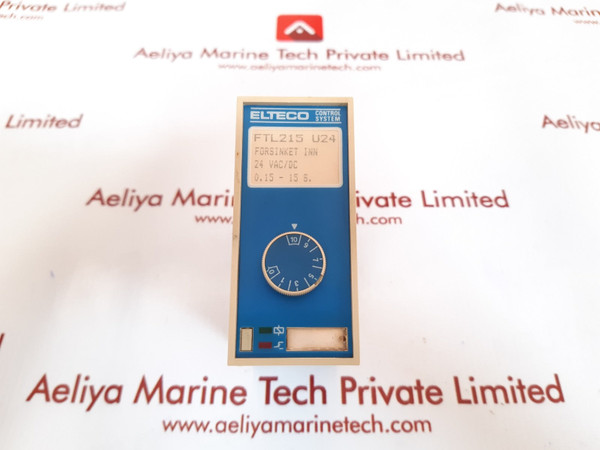 Elteco ftl215 u24 time relay Used