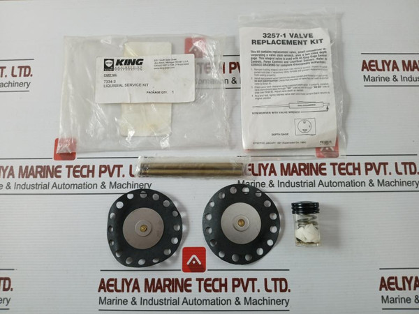 King Engineering 7334-3 Liquid Level Gauging System Valve Replacement Kit
