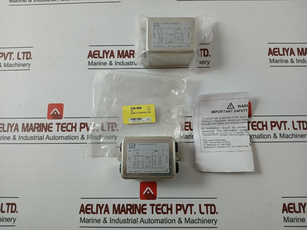 Rs 240-696 Chassis Mount Rfi Filter 5A Max 5060 Hz