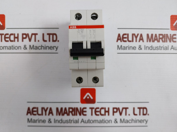 Abb S 202 C10 Miniature Circuit Breaker 277480Vac 5060Hz