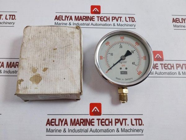 Wika 0-40 KgCm2 Pressure And Temperature Gauge 0-600 Psi
