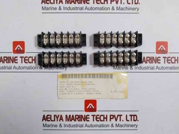 Kulka 601-6 Barrier Terminal Block