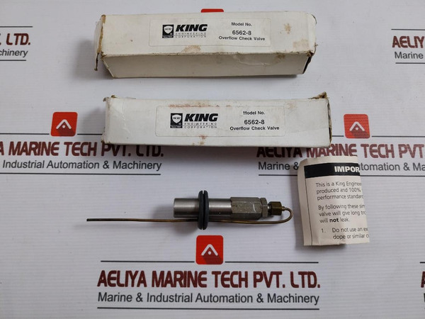 King Engineering 6562-8 Overflow Check Valve