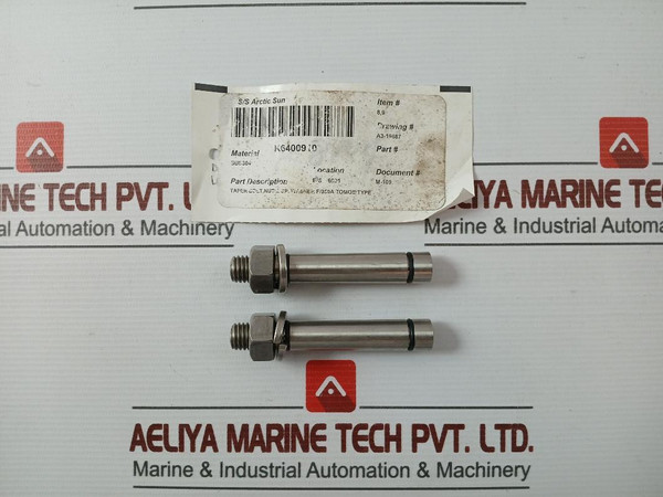 Tomoe K6400910 Taper Bolt With Nut Sus304