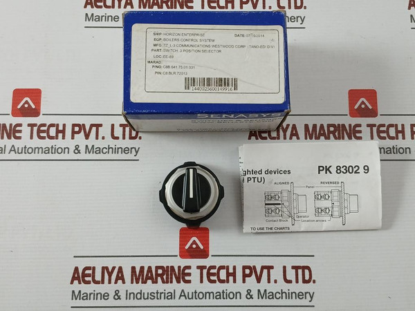 Senasys Ptshe202 B 3 Position Selector Switch