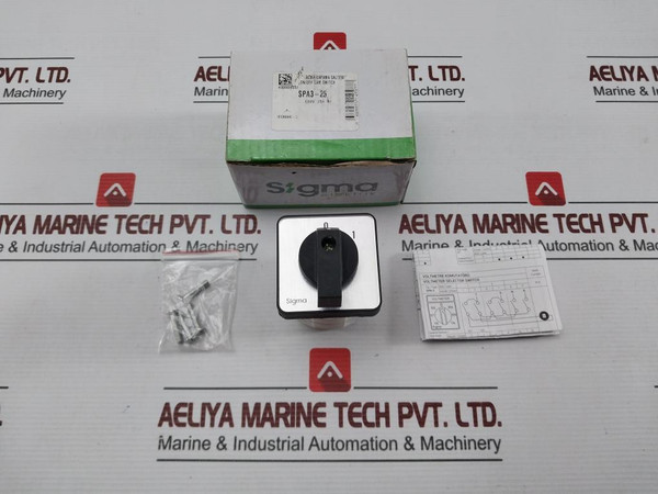 Sigma Spa3-25A Rotary Switch 50-60Hz