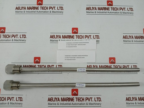 New Condition Mm-diameter Thermowell For Temperature Sensor G 1/2 Male Thread 415 Mm-diameter Mm-length 14