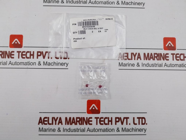 New Condition Wat032646 Waters Inlet Check Ball And Seat Valve