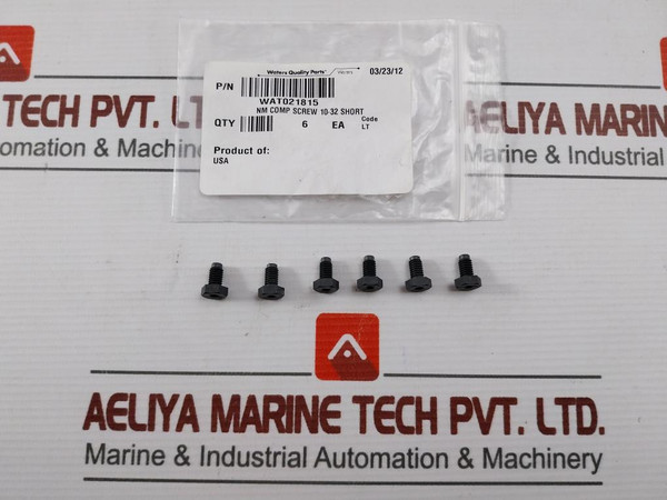 Lot Of 6X Wat021815 Waters Compression Screw