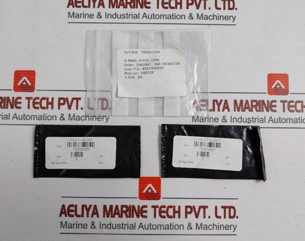 Lot Of 2X O-ring Seal Kit 700004359 Brand Waters  (2 Packet = 4 Pcs)