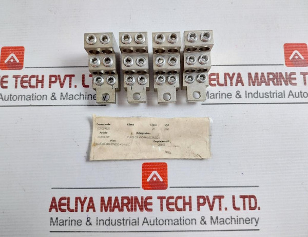 New Condition 000061328 Plate For Hydraulic Block In 50 Gm