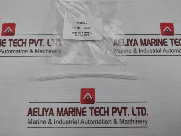 Lot Of 2X Waters 6Mm O/D X 4Mm I/D Teflon Tube 6060732