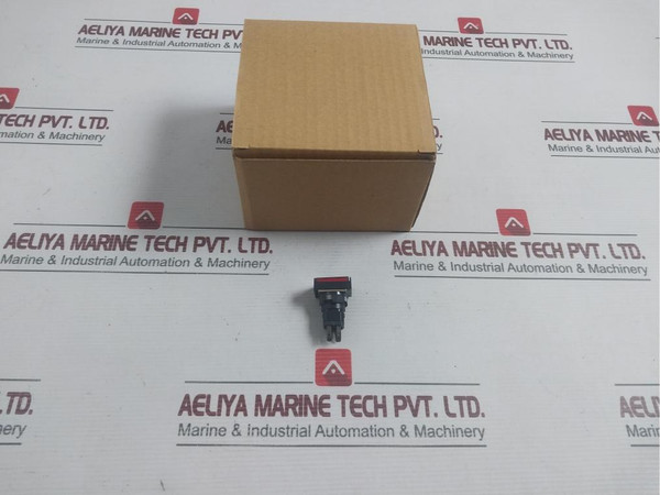 Red Rectangular Momentary Push Button Switch 3A 250Vac Hankuk Relay Hr–16B22