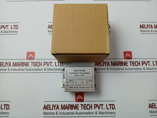 Used Condition 115230Vac,20A,5060Hz Line Filter
