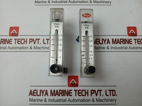 Dwyer Rate-master Flowmeter 0 To 25 IMin Air Rma-22-ssv