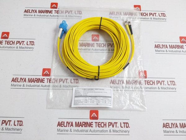 Part No. Fpc-st-sc-03-d-l-02 Fiber Optic Patch Cable St-sc Duplex Sm (G655)  9/125