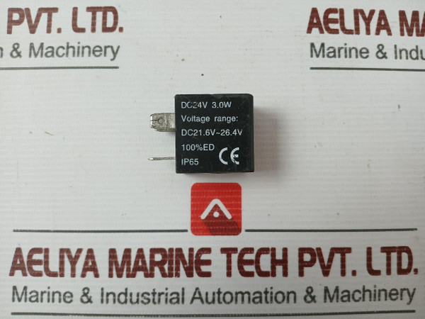 used condition DC24V 3.0W IP65 Solenoid Coil
