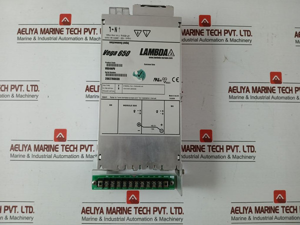 Lambda Power Supply 100-240V Ac Nom 47-63Hz 11A Rms Max V604Nfv