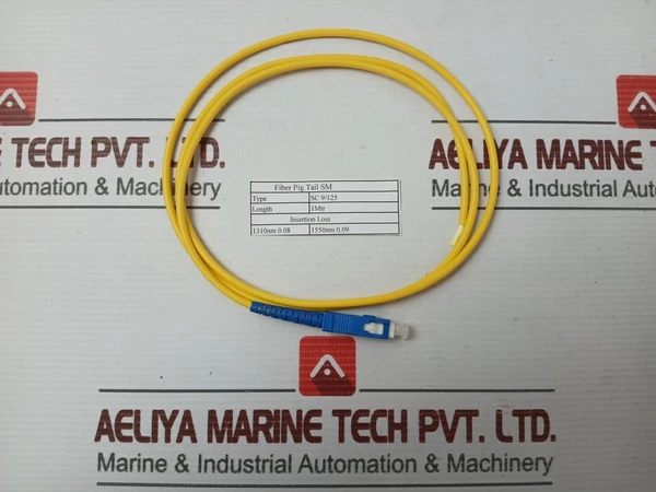 New Condition Fiber Pigtail Sm Length 1 Metre Part No.Sc 9125