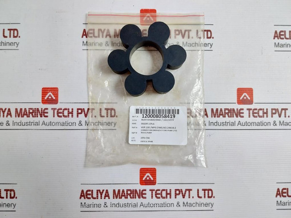 Part No. Vkr 100 Insert Coupling Spider New Condition