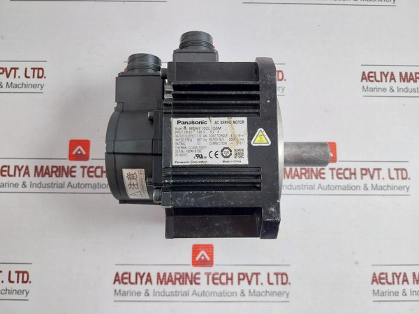Ac Servo Motor 128V 5.2A 2000 RMin Mdmf102L1G6M By Panasonic