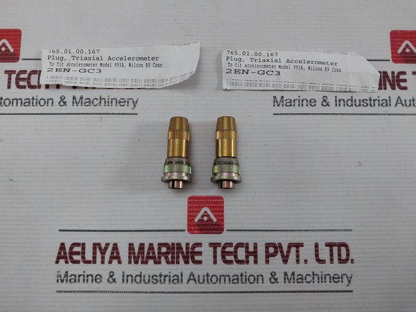 Connector Plug For Triaxial Accelerometer Pc06W8-4S By Amphenol