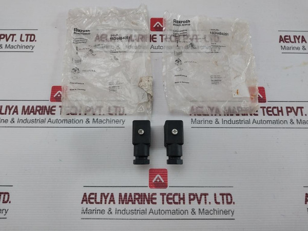 Lot Of 2X Rexroth 16A 250V Cable Socket Connector 1834484051