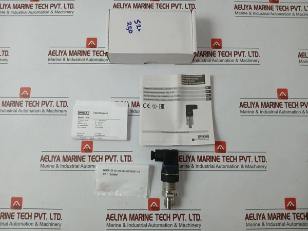 Wika Pressure Sensor Transmitter Power Supply 8-35V Max. 25Ma Part No. S-20