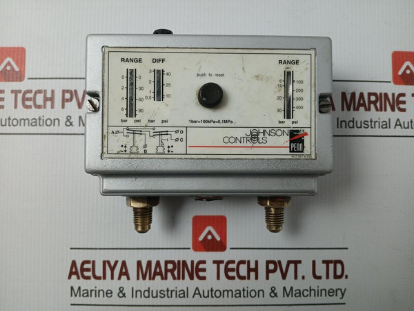 Dual Pressure Control Switch P78Mcb-9300 By Johnson Controls