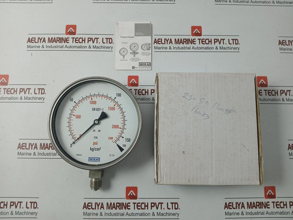 Pressure Gauge 160 KgCm2 & Psi By Wika 232.50.160