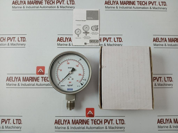 New Condition Wika Pressure Gauge 230.20.100