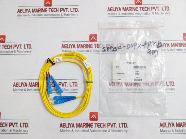 Iveonet Sc Single Mode Fiber Patch Cord Cable Duplex 9125 Part No. Ifpc-sc-sc-os2-dx-03