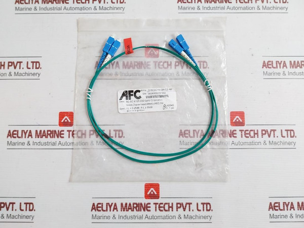 Afc 1M Sc-sc Single Mode Fiber Optic Cable D1Scsc1M-gn-c2-am