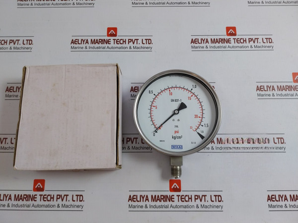 Wika 0-23Psi 1.6KgCm2 Pressure Gauge En 837-1