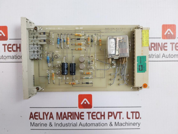 Bhel Control Pcb Module Rev 1 Part No. Pc 071 S