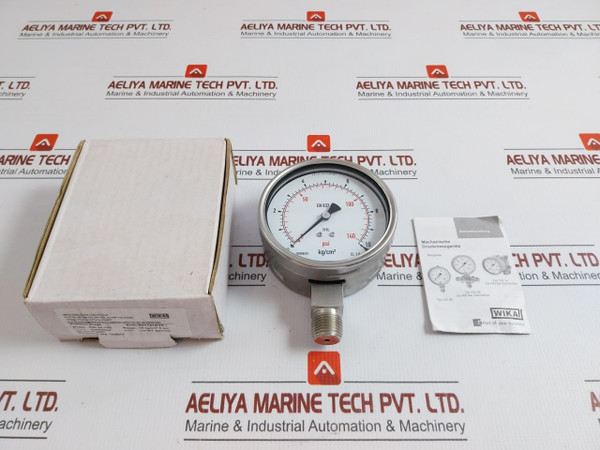 230.20.100 Brand Wika 0 To 140 Psi0 To 10 Kg-cm2 Pressure Gauge