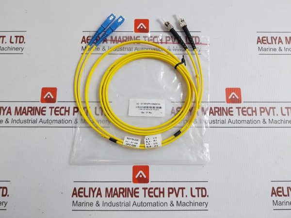 Duplex Fiber Optic Cable Ftek-dx-sm-sc/St-pc-02M Sc-st Sm Dpx 02M (9/125) In 60 Gm