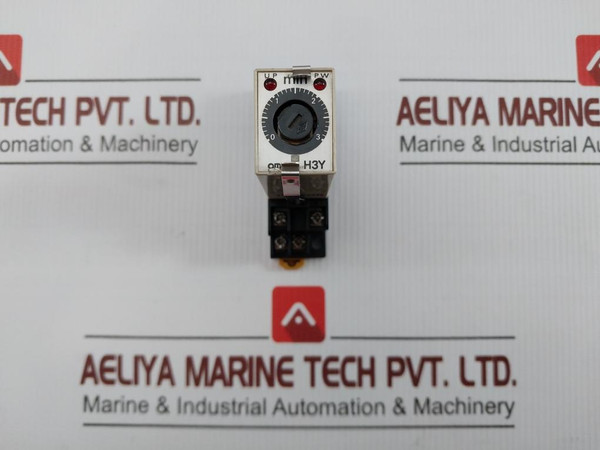 H3Y-2 Time Relay With Base Socket Rotary 24Vdc Omron