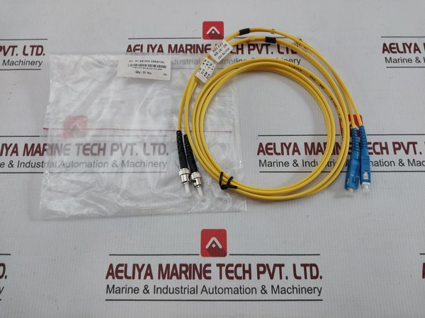 New Condition Sc-st Sm Dpx 02M Singlemode Duplex Fiber Optic Cable Set