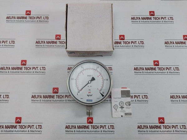 232.50.160 Wika 0-1.0 Kg/Cm2 & Psi,0-14 Psi Pressure Gauge
