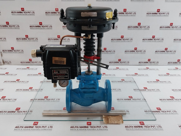 Ari-armaturen 0-8 Bar Steam Control Valve W Pneumatic Positioner 220V2 Port Stevi 440