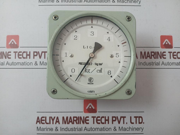 Nagano Keiki Seisakusho 0-6 KgCm2 Pressure Gauge Lig-401