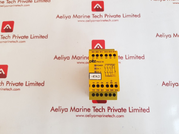 Pilz pnoz x3 24 vac 24 vdc safety relay 774310