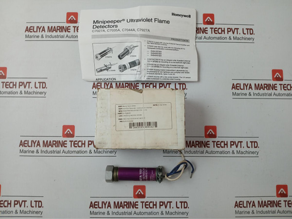 Uv Flame Detector/Sensor Honeywell Part No. C7027A 1031