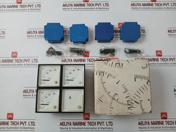 Frer Analog Triple Scale Current Meter Scale 0-1200A