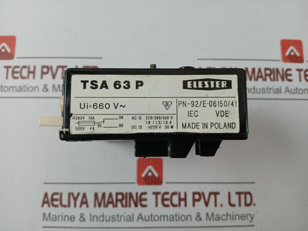 Thermal Overload Relay Tsa 63 P By Elester