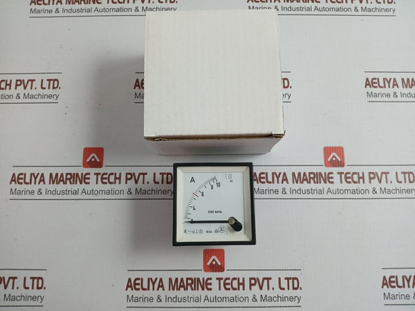 New Condition Analog Panel Ammeter 0-10/50 A By Saci